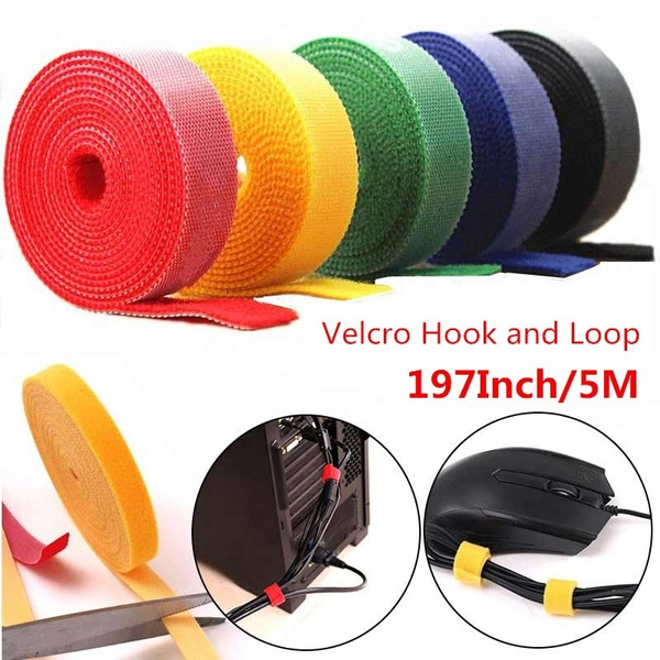 Cable Ties Hook And Loop Mounted Adhesive Velcro 150mm 300mm Tidy Nylon Plastic 