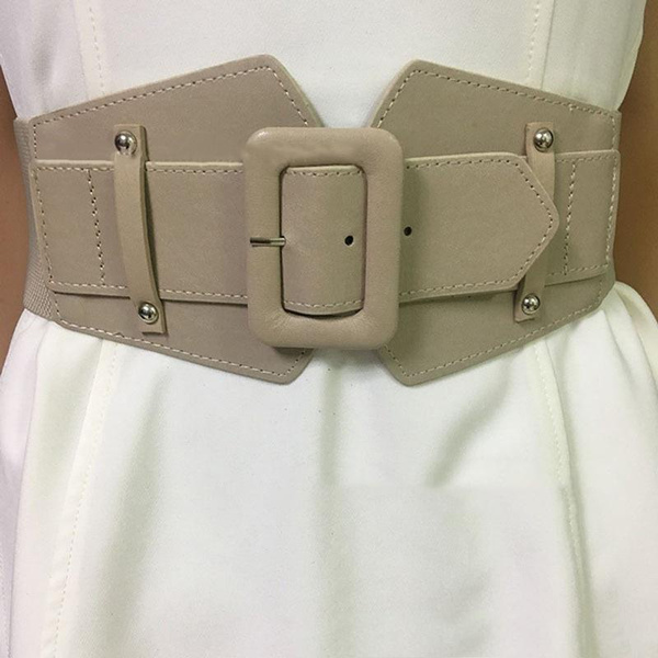 Wide Elastic Plus Size Dress Belt for Women Fashion Waist Belts