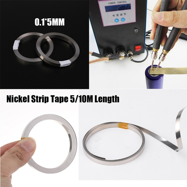 5/10M  Welding Equipment Silver color Nickel Strip Tape For 18650 Battery