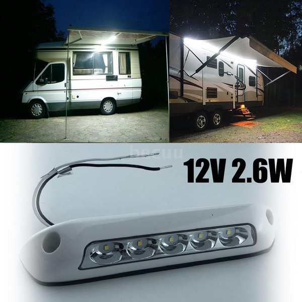 12V LED Canopy Attachment Lights Waterproof LED Light Bar RV Van Camper  Trailer Heavy Duty Off-road Camper Caravan Interior Wall Lamps
