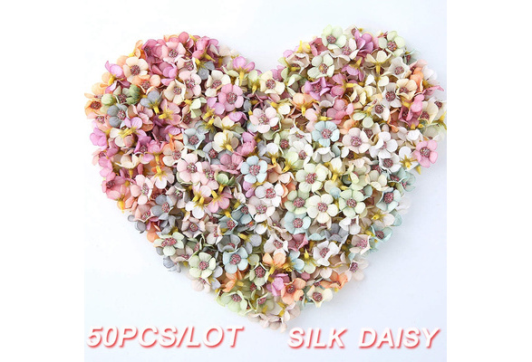 10Pcs Mini Daisy Artificial Flowers Bouquet Scrapbooking Flower DIY YNWß