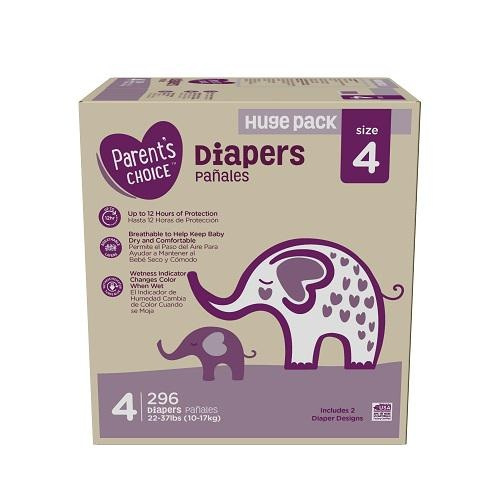 size 4 diapers parents choice