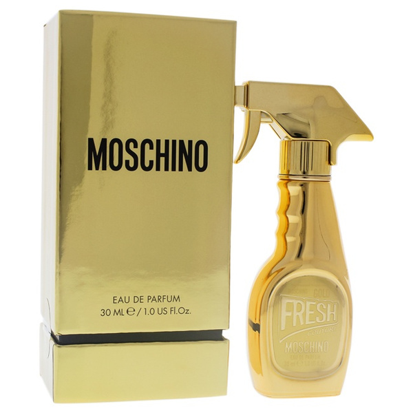 moschino gold spray