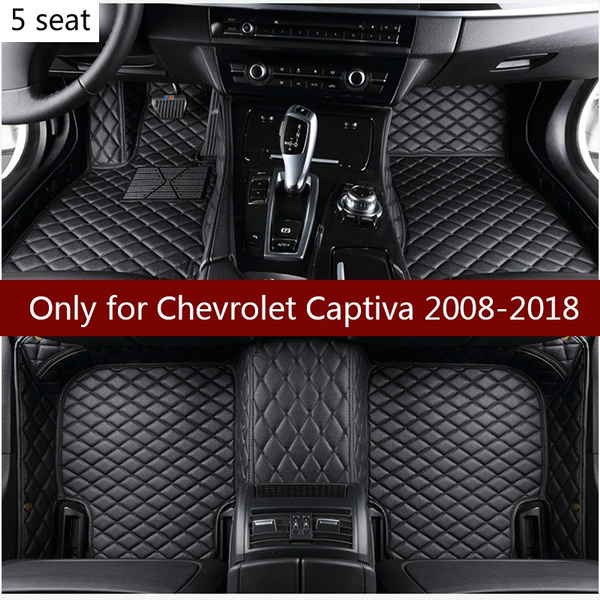Left Hand Drive Flash Mat Leather Car Floor Mats For Chevrolet Captiva 5 Seat 2018 Custom Foot Pads Automobile Carpet Covers Wish - Car Seat Covers For Captiva 5