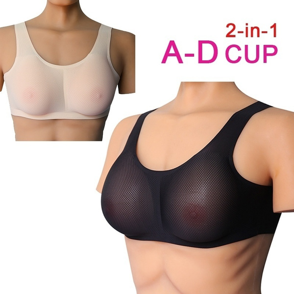 Silicone Pocket Bra Breast Forms Enhancers Crossdresser Bra