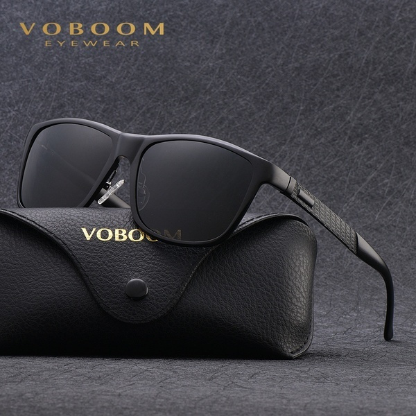 Voboom Aluminium HD Polarized Sunglasses Men Driving Fishing Mirrored  Eyewear