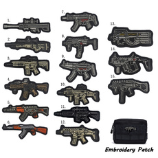 tacticalpatch, badge, gun, clothespatch