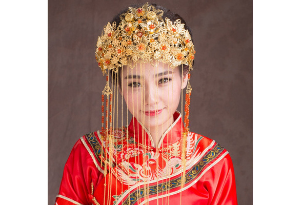 chinese wedding headdress