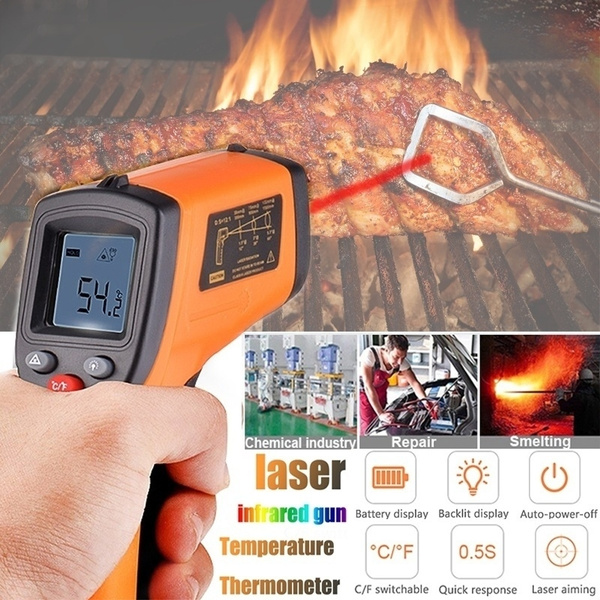 CHR Handheld Digital Noncontact IR Infrared Thermometer Temperature