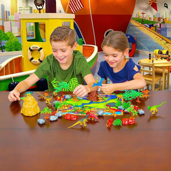 50 PC Dinosaur Play Set Ultimate Educational Toy of 20 Realistic Dinosaurs 29 for sale online 