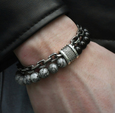 Steel, Charm Bracelet, Unique, braceletfemme