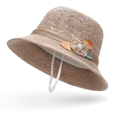 flowershat, Fashion, Beach hat, flowersbasinhat