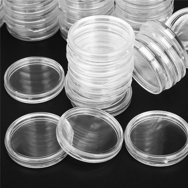 Leuchtturm ULTRA coin capsules for 1 oz. Silver 39 mm(e.g.Krugerrand, Britannia), pack 10