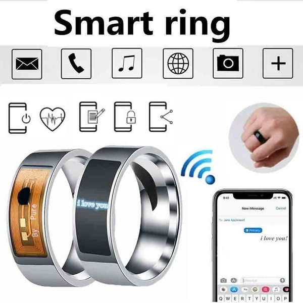 AGENI Upgraded NFC Smart Ring Waterproof Intelligent Magic Smart Finger Digital Ring for Android Windows NFC Mobile Phones 