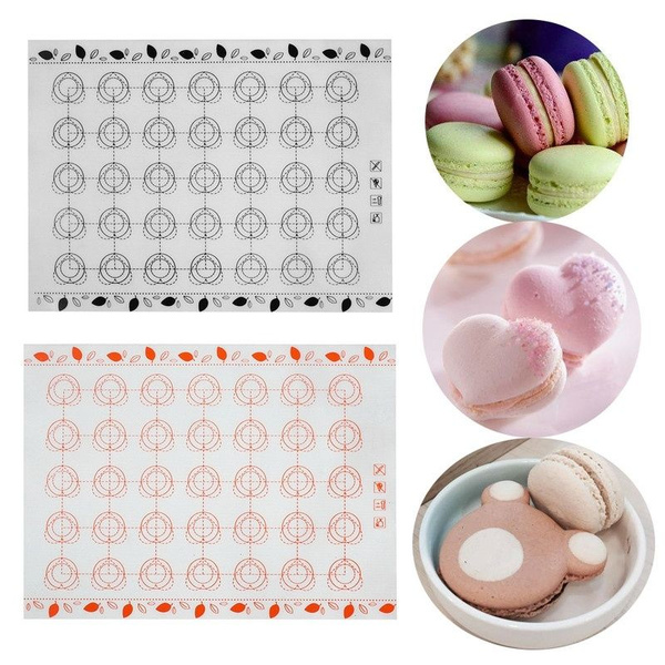 1Pcs Silicone Baking Mat Fondant Bakeware Macaron Oven Baking Tools For  Cakes Pastry Tools Sheet Dough Roll Mats Pad 40x30cm/29x26cm