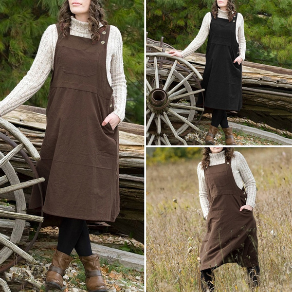 plus size dungaree dress