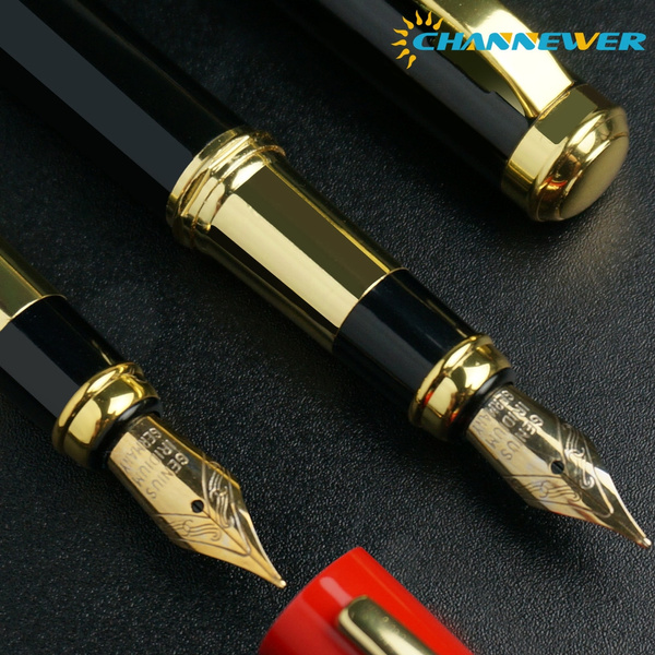 Fashion Metal Fountain Pen, Metal Ink Pens with Ink Refill