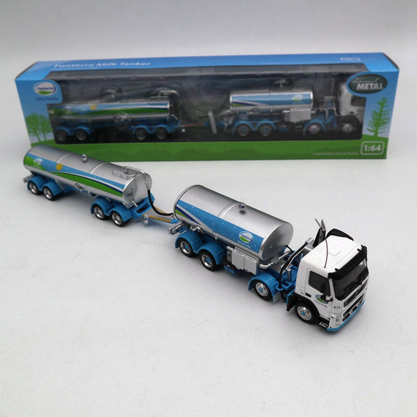 Awesome Diecast NZ Volvo FM500 Milk Tanker Truck+Trailer Fonterra Dairy