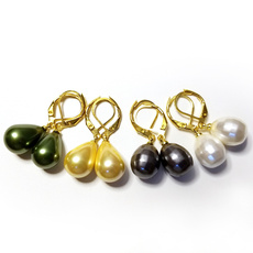 party, pearl jewelry, Fashion, gold plated earrings