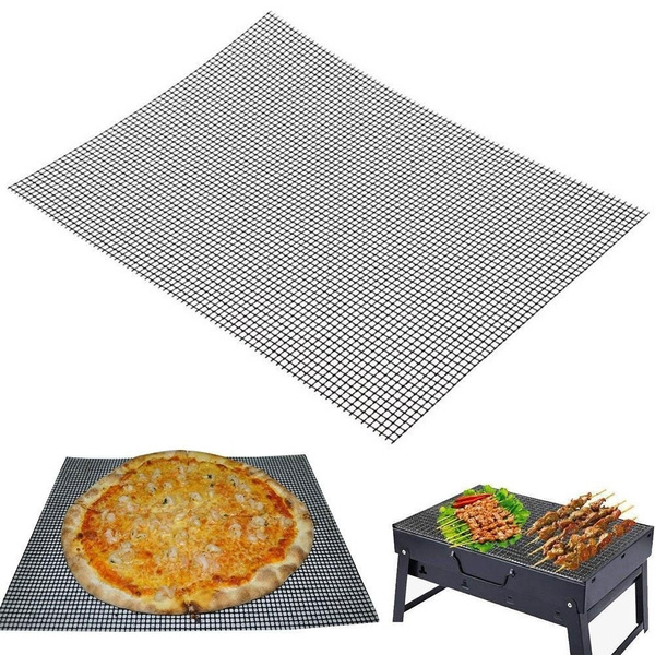 BBQ Grill Mesh Mat Reusable Non-Stick Teflon Sheet Resistant Barbecue Meat Tools BBQ Grill Mesh Mat Reusable Non-Stick Teflon Sheet Resistant Barbecue Meat Tools