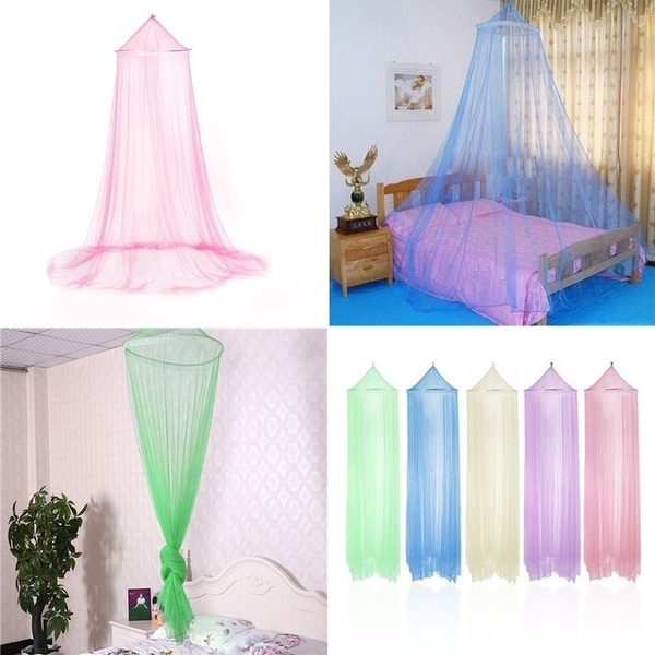 Round Lace Insect Bed Canopy Netting Curtain Outdoor Hang Dome Mosquito Nets 