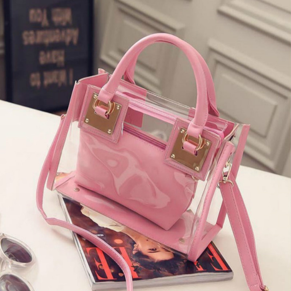 Transparent ladies outlet handbags