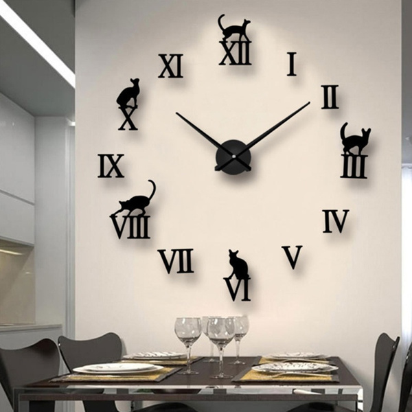 cartoon wall clock