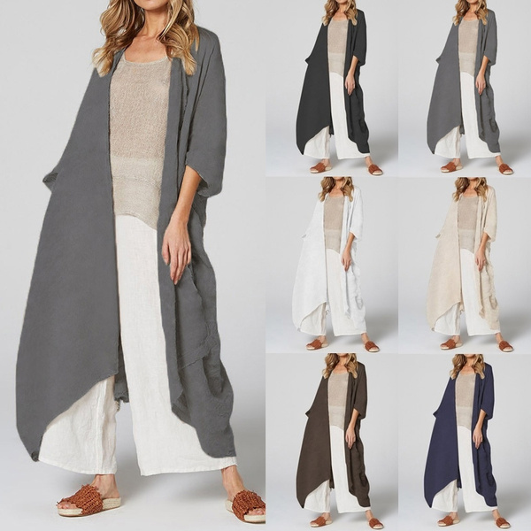 long kimono jacket plus size