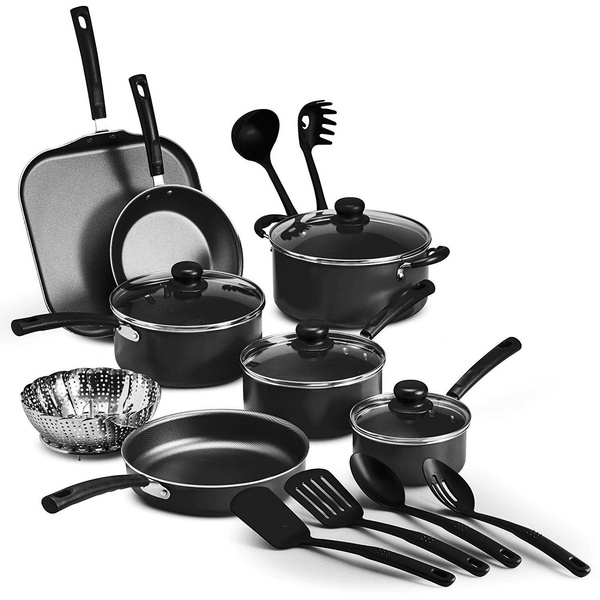 Tramontina 80119/545 PrimaWare Nonstick Cookware 18 Pieces - Steel