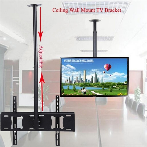 Tv Ceiling Mount Bracket Tilt, How To Mount A Tv The Ceiling