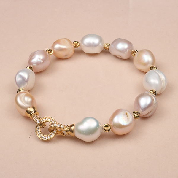 Natural pearl hot sale bracelet