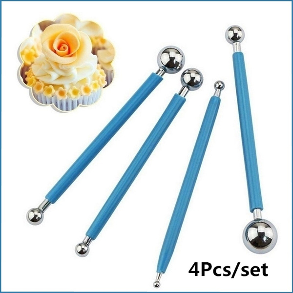 4pcs Quilling Paper Ball Impression Pen Stainless Steel Tool Paper Crafts Kit 