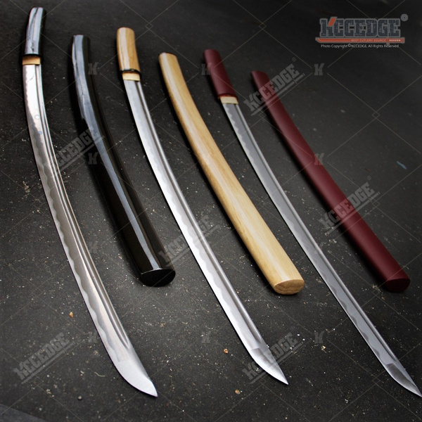 Onikiri Full Tang Blade Samurai Katana Sword with Real Rayskin and Sword Bag NIB 