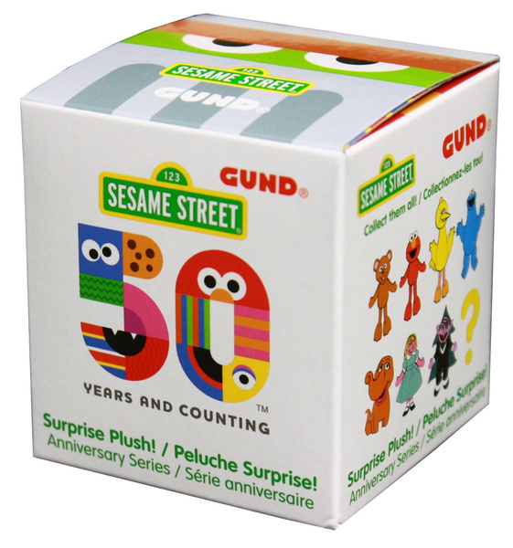 gund sesame street 50th anniversary surprise plush blind box