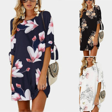 Summer, Fashion, Floral print, femaleclothe