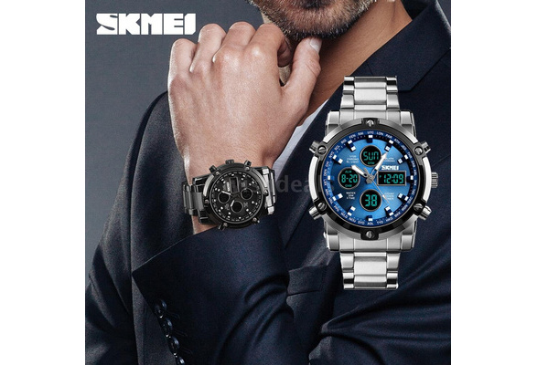 SKMEI Luxury Quartz Watch Men s Watch Digital Clock Fashion Man