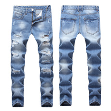 men's jeans, slim, Vintage, デニム