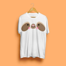 cute, slothtshirt, Fashion, slothfaceshirt