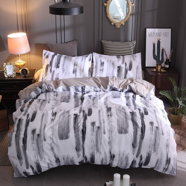 New Marble Bedding Duvet Cover Set Bed Luxury Comforter Gold Queen Home Textile Us Uk Au Size No Filler Wish - Grey And Gold Marble Bedding New Marble Bedding Duvet Cover Set Bed Luxury Comforter Gold Queen Home Textile Us Uk Au Size No Filler Wish - Grey And Gold Marble Bedding
