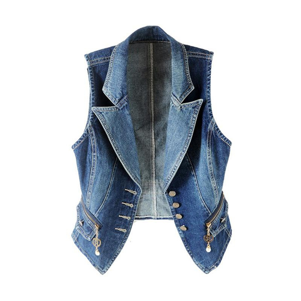 Jeans waistcoat clearance