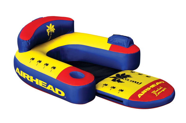 Airhead AHBL-3 Bimini Lounger II Single Person Inflatable Pool Lake ...