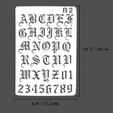 stencil, Letters, scrapbookingamppapercraft, alphabet