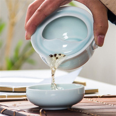 celadon3dcarpkungfuteaset, Tea, teapotkettle, tea cup