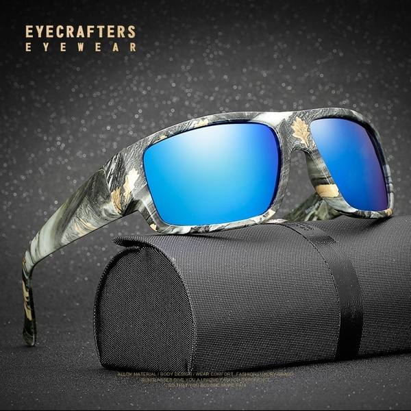 Camouflage Camo Sport Polarized Sunglasses Mens Outdoor Cycling Bike  Googles Eyewear