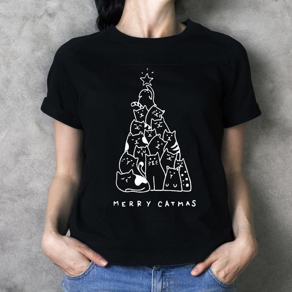 merry catmas t shirt