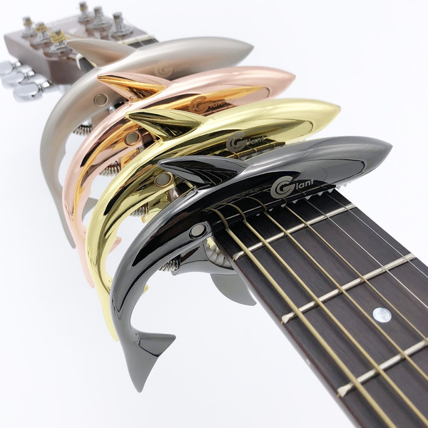 Shark Guitar Capo String Capotraste Violao para Guitarra Eléctrica Acústica  Bass 6 Cuerdas | Wish