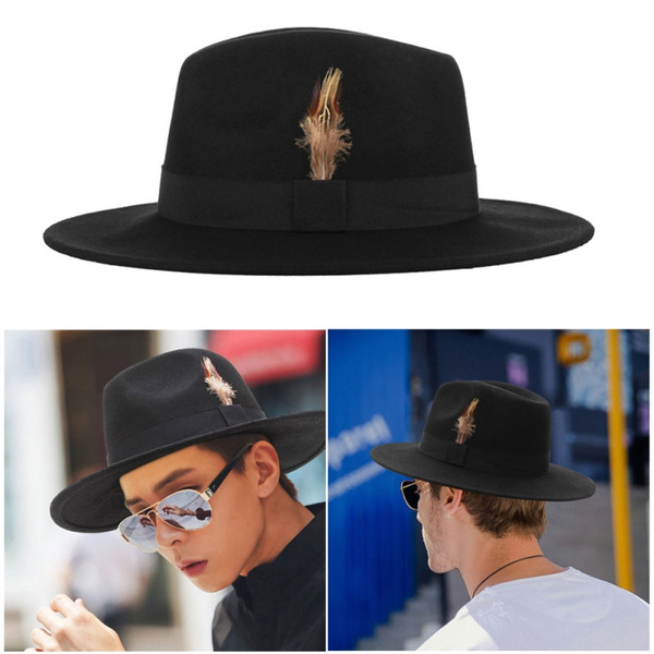 Fashion Fedora Hat Classic Pure Wool 