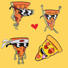 Punk Pizza Pins Enamel Lapel Pins For Jackets, Bags, Hats, Brooches, Badge, Jewelry Gifts From Pantalets, $21.89