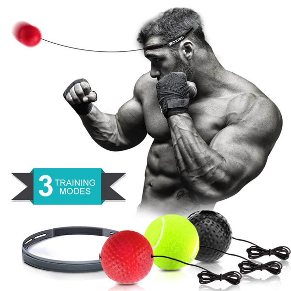 Head Band Boxing Speed Ball React Reflex Ball Indoor Exercise Punch Fight Ball 