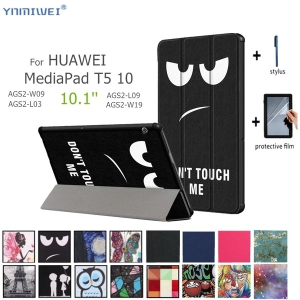 Fashion For Huawei MediaPad T5 10 Tablet Case For Huawei MediaPad T5  AGS2-W09/L09/L03/W19 10.1 Tablet stand cover